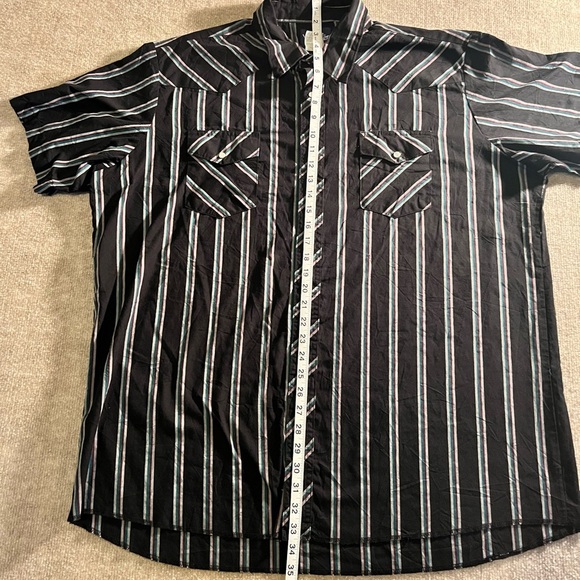 Wrangler Striped Casual Shirt 2XT - Picture 2 of 6